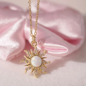 COLAR SOL RAPUNZEL CRAVEJADO BANHADO EM OURO 18K - GARG168